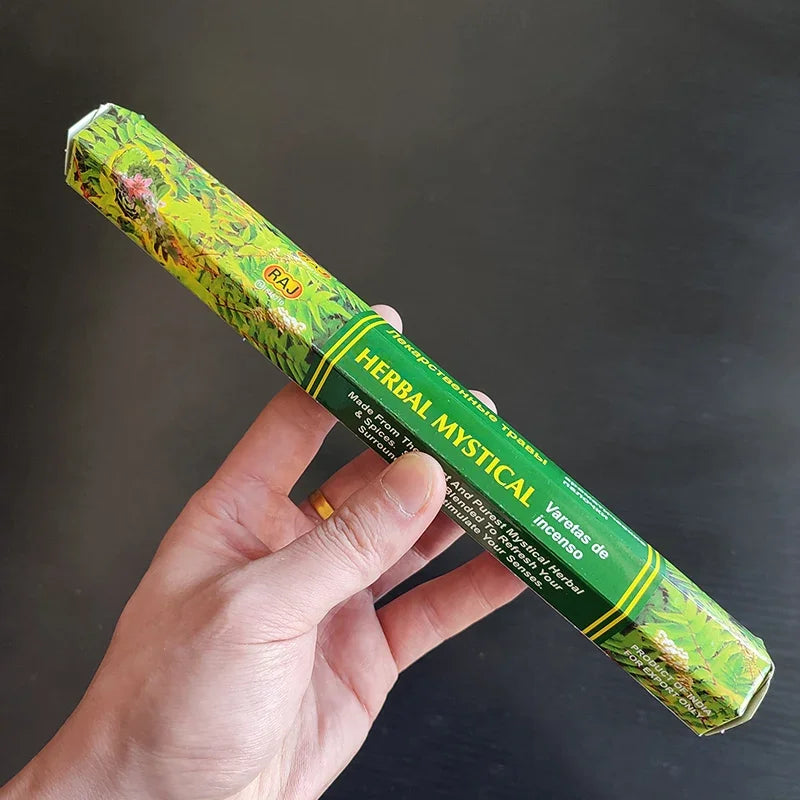 YXYMCF India Sandalwood Incense Sticks Meditation Lavender Sage Palo Santo Tibetan Line Incense Aromatherapy Lasting Fragrance