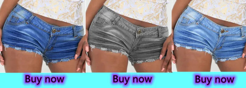 Women Denim Shorts Summer Destroyed Hole Jeans Fashion Casual Pants Short for Woman Pantalones Cortos Ripped Femme Ropa Mujer