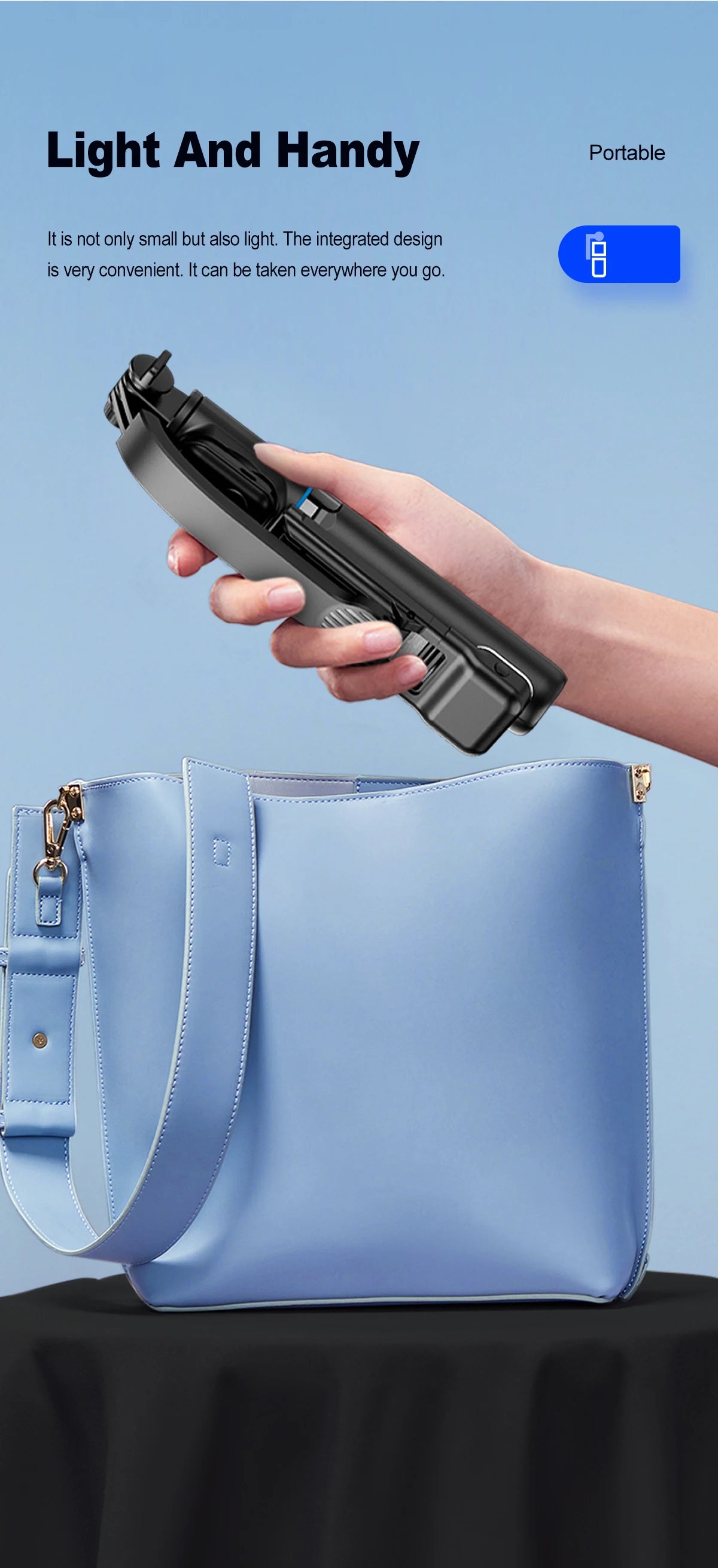 C01s Selfie Stick Tripod with Fill Light, Detachable Phone Bracket Monopod,  Wireless Bluetooth Remote for Huawei iPhone Android