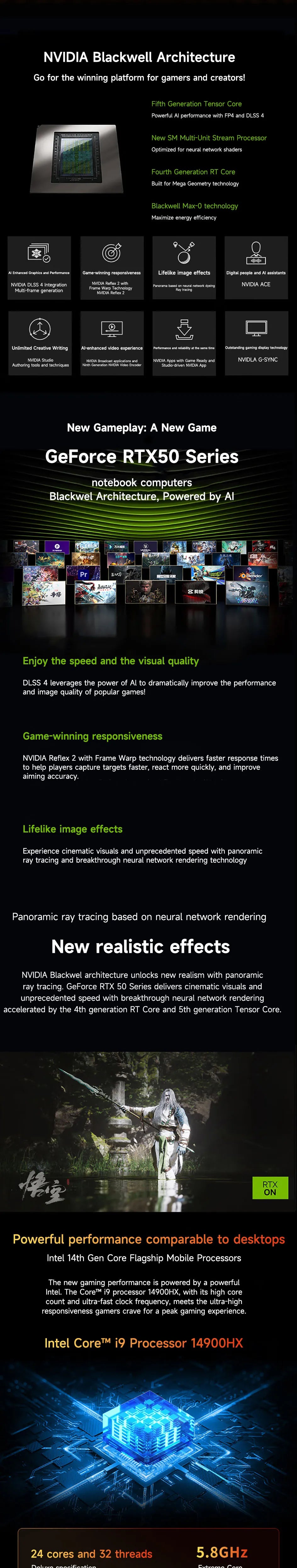 2025 MSI Katana 17 HX Gaming Laptop 17.3 Inch 2.5K QHD 240Hz IPS Screen Netbook i9-14900HX 32GB 2TB RTX5060 Notebook Computer PC