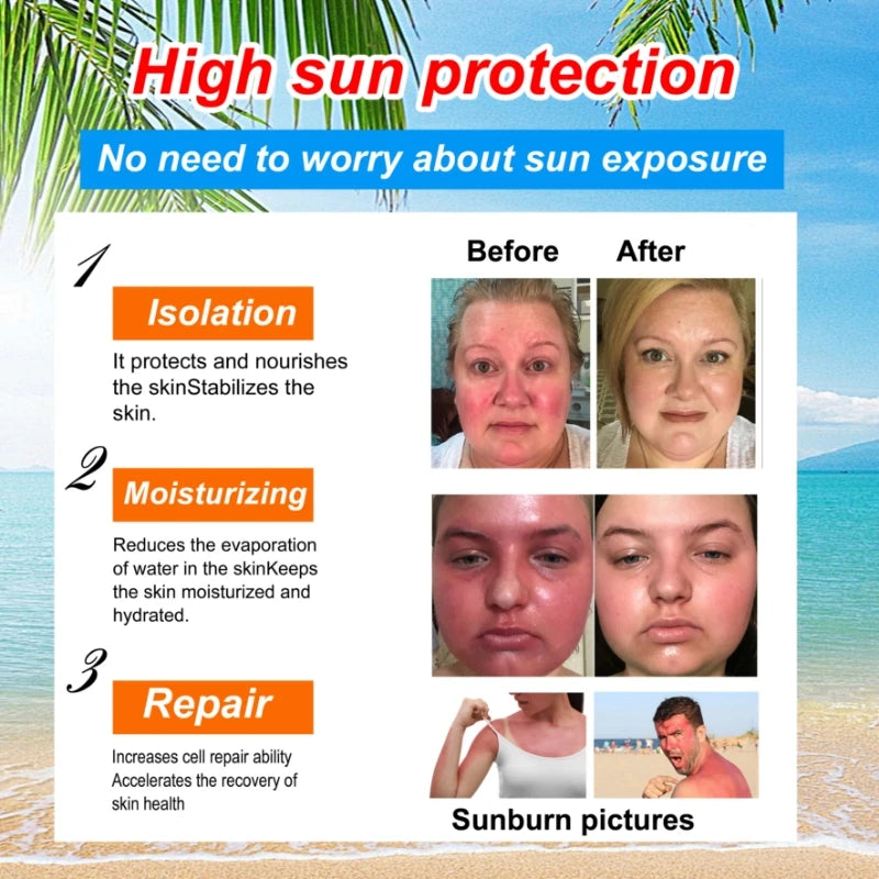200ml Sunblock Lotion Sunscreen Collagen SPF90 UVA&UVB Ultra Whitening Reduce Fine Lines Even Tone Skin Improves Skin Elasticity