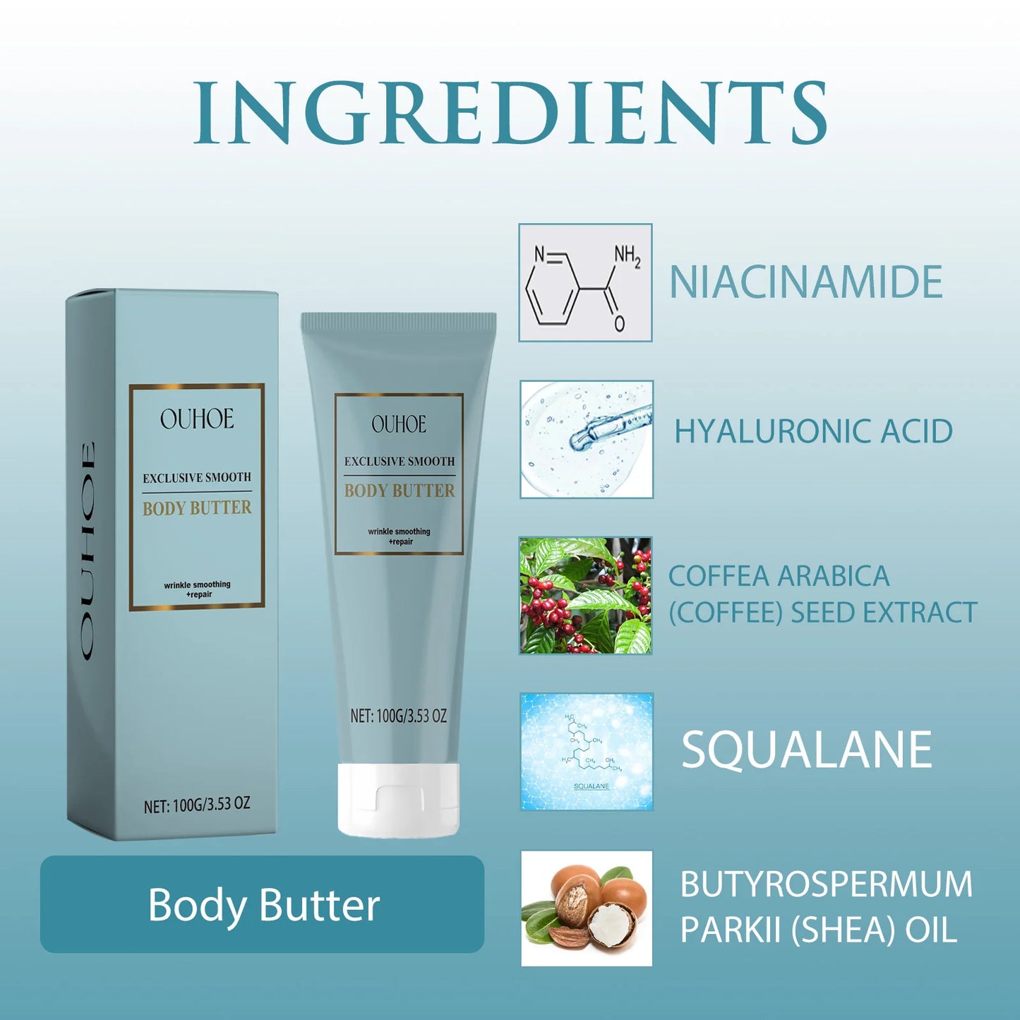 Niacinamide Body Anti-wrinkle Cream Anti-wrinkle Moisturizing Nourishing Body Lotion Lighten Fine Lines Women's Skin Care Produc