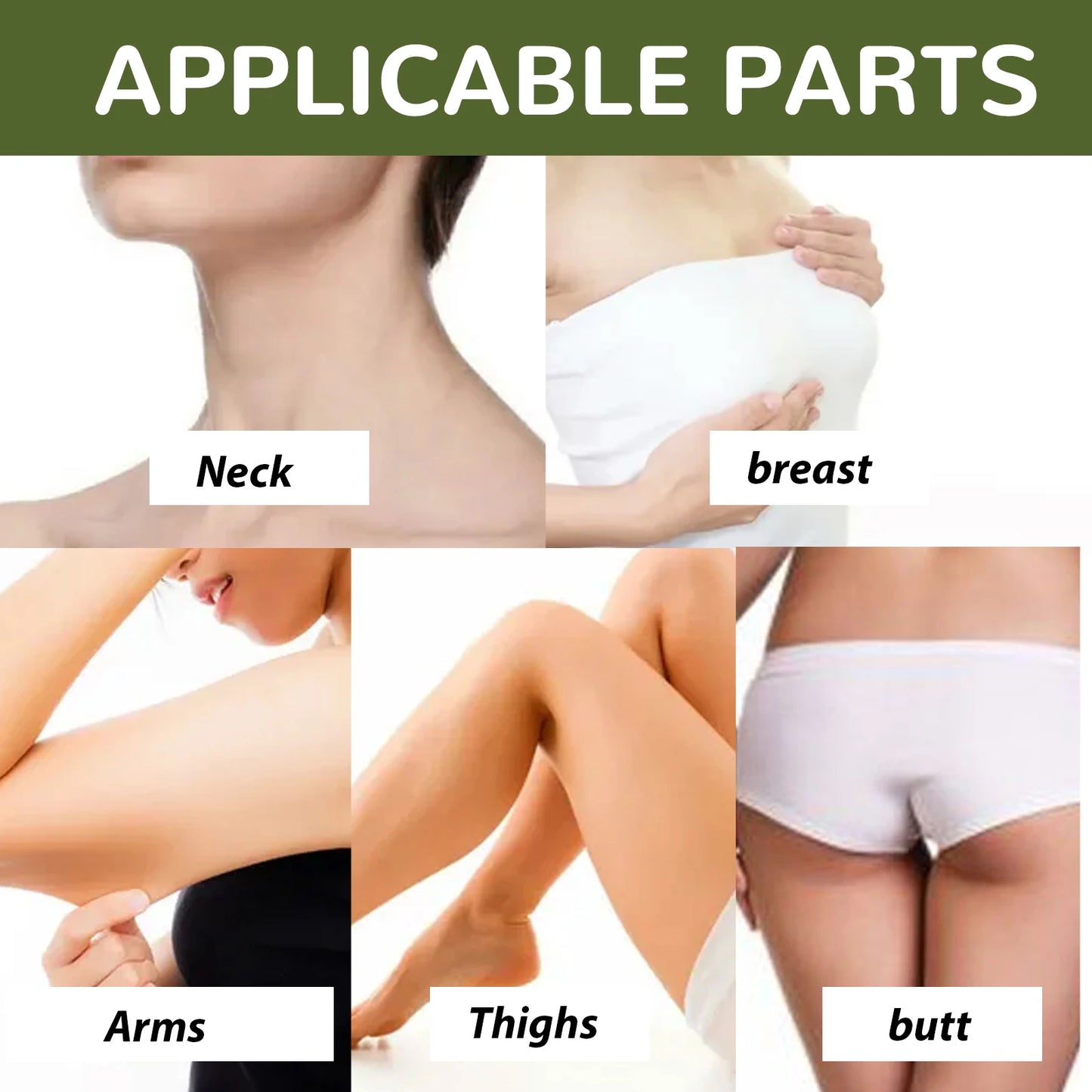 OceAura Green Coffee Bean Firming Body Cream Moisten the Skin Cream Caffeine Body Lotion Moisturizer To Firm Tighten Skin