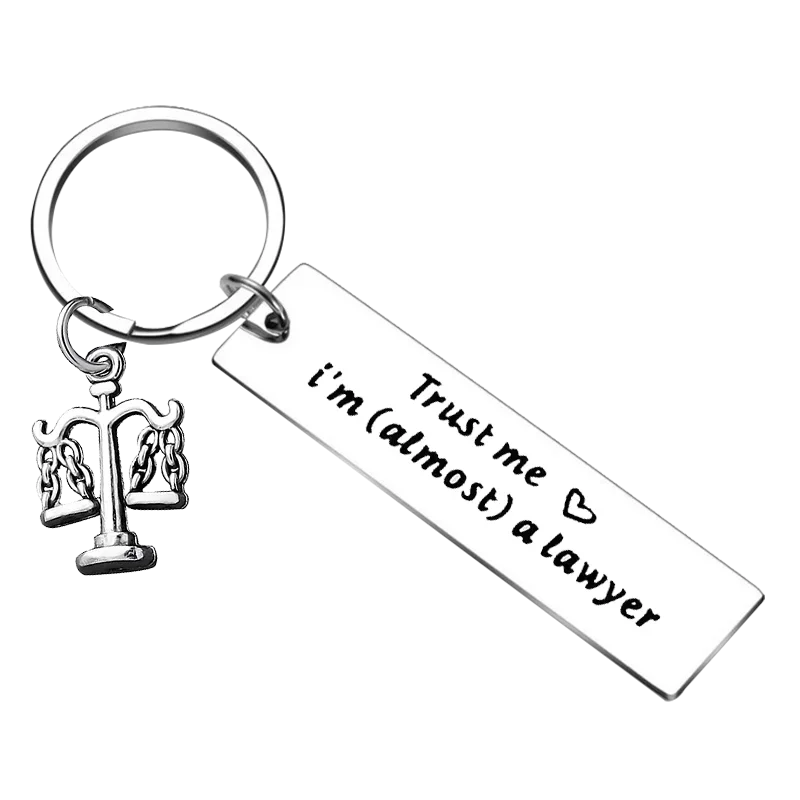 Cute Lawyers Gift Lawyer Keychain Scales of Justice Lawyer Gift New Lawyer Key Chain Pendant Jewelry Law School Graduation Gift