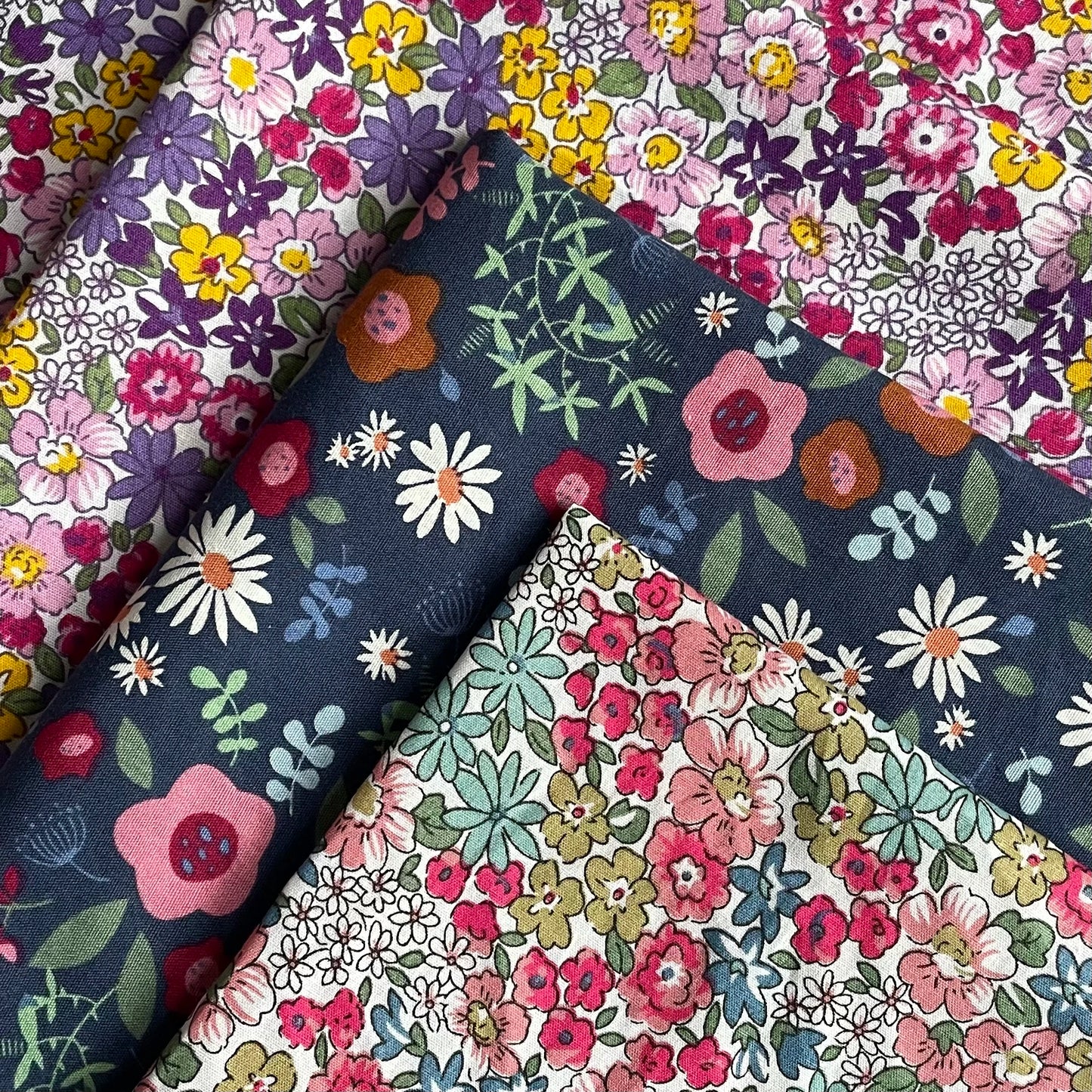 145X50cm Floral Plants 100% Cotton Printed Fabric is Used for Hand Sewing Fabric Patchwork Children's Dresses and Skirts DlY