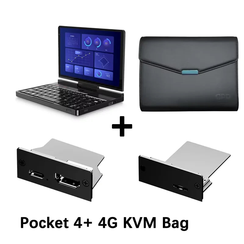 New 2025 version In stock! Original GPD Pocket 4 8.8-inch AMD AI 9 HX 370 64GB RAM 2TB NVMe Mini Laptop Computer for business