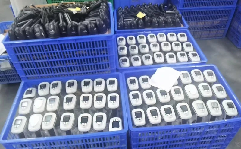 Wireless Handheld 2D Bluetooth Barcode Scanner PDF417 Data Matrix QR Code Reader with LCD Screen Display Image Logistic Reader