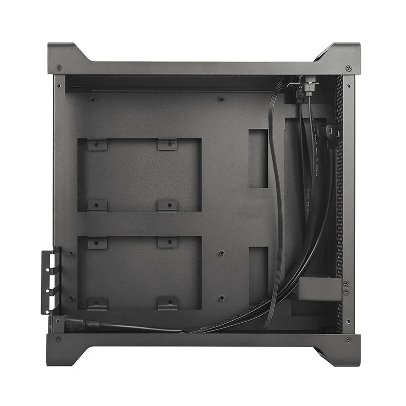 METALFISH G5 Computer Case PC Gamer Micro ATX HTPC Case Desktop Gaming All-aluminum Slim Chassis Supports Knife Card FLEX Power