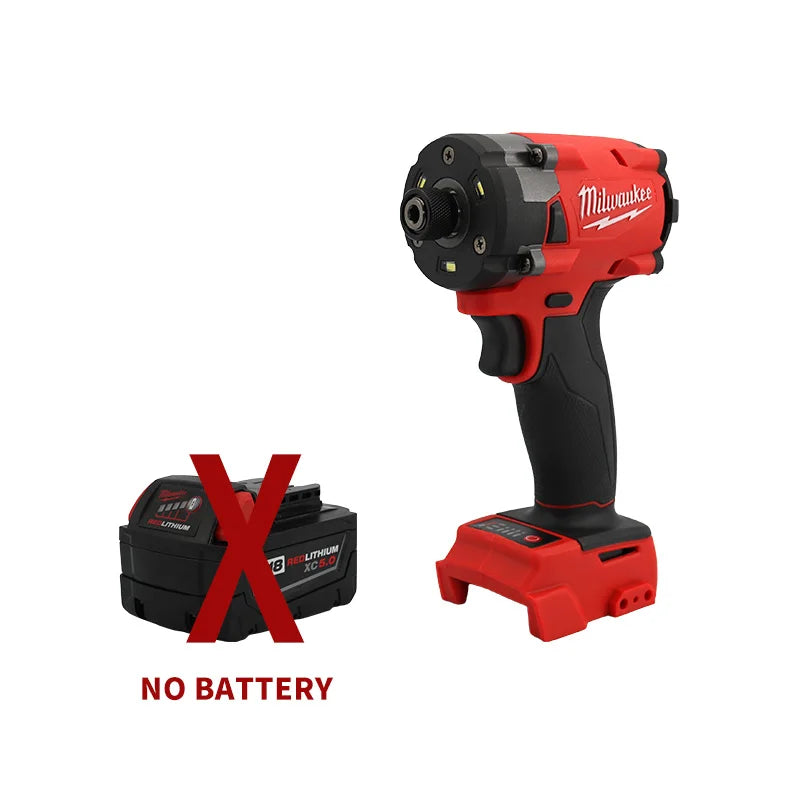Milwaukee Brushless Cordless Electric Impact Driver Car Truck Repair Screwdriver Impact WrenchDrill Rechargable m18 Battery Tool