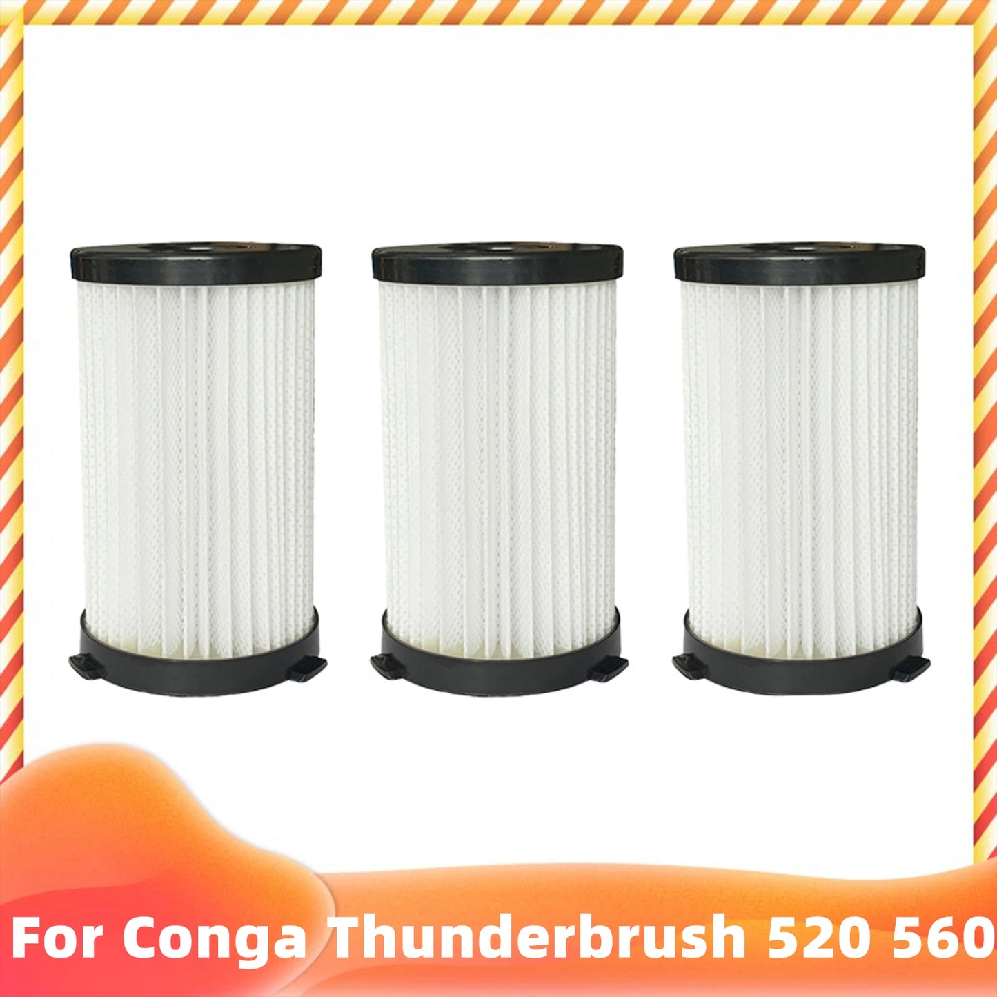 For Conga Thunderbrush 520 560 Samsung Galaxy GL6231 / BBK BV 2512 / Bomann BS 1948 CB N Vacuum Cleaner Hepa Filter Replacment