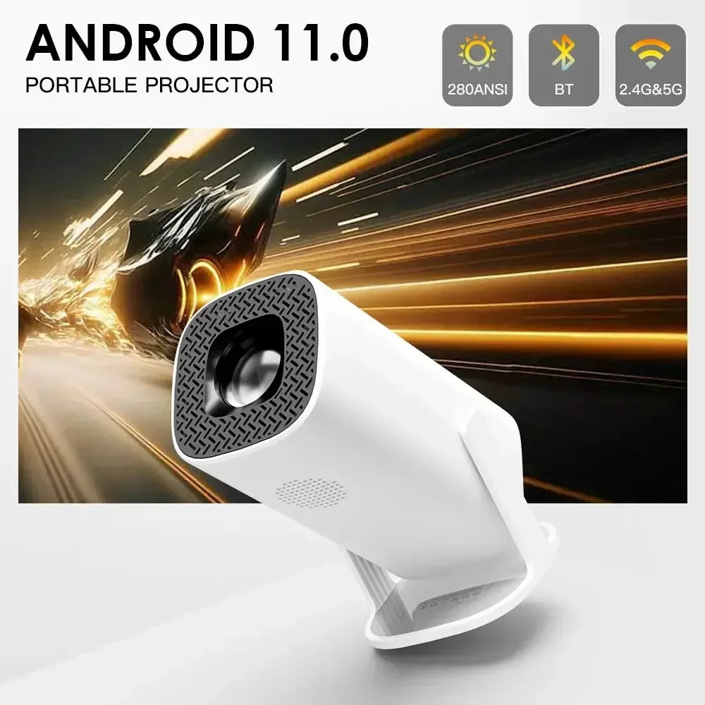 Salange-P30 Projetor LED de Home Theater, Estilo Livre, HDMI, USB, Adequado para Samsung, Xiaomi, IOS, Telefone Android, 720P, E