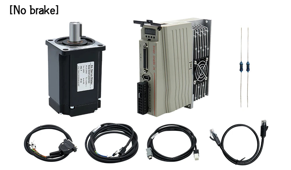 Brazil Shipped 400w 600w 750w 1000w Servo Motor 2500RPM 220V 110V + Servo Driver 3M Cables For CNC Support Pulse -10-10v Analog