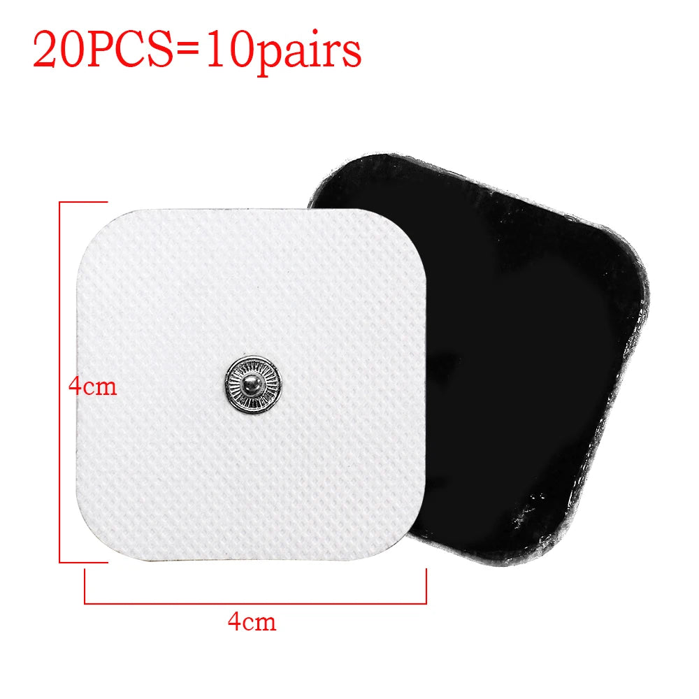 10/20PCS Electrode Pads Gel For Tens Acupuncture Physiotherapy Machine Slimming Pulse Ems Muscle Stimulator Massager Sticker