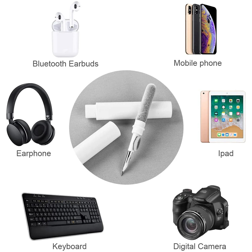 Bluetooth Earphone Cleaning Tools for Airpods Pro 1 2 3 Earbuds Case Cleaning Pen Bursh Kits for Samsung Xiaomi Airdots Huawei
