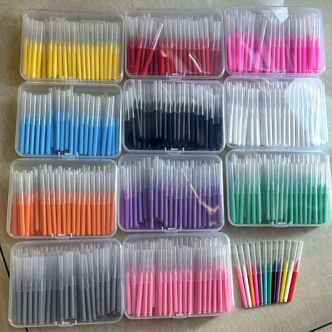 100Pcs/box Interdental Brushes Health Care Tooth Escova Interdental Cleaners Orthodontic Dental Teeth Brush Oral Hygiene Tool