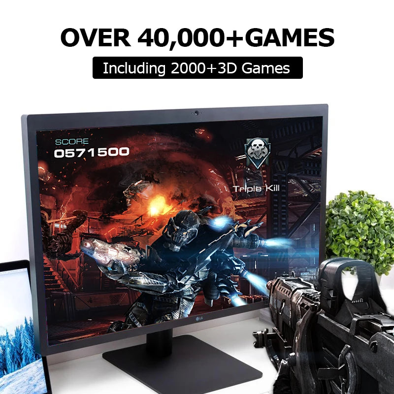 New Hyperspin Attraction Gaming HDD Retro Game Console with 100,000 Games for PS4/PS3/PS2/WII/WIIU Portable HDD for PC/Laptop