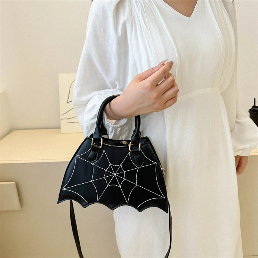 2024 Halloween Novelty Women Crossbody Bag Creative Bat Wing Top-handle Bags Fashion Ladies PU Leather Small Handbags