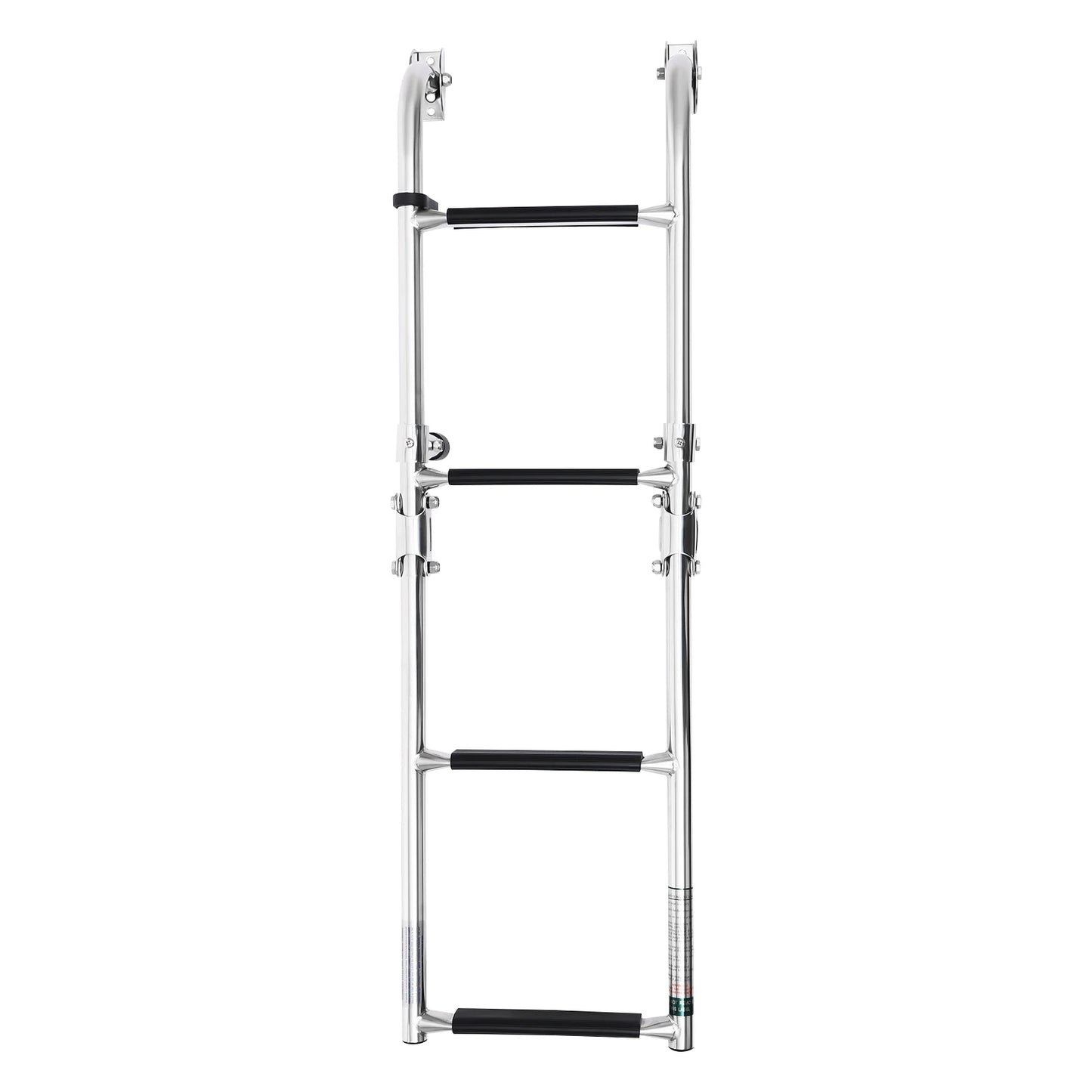 4 Steps Marine Deck Ladder Stainless Steel Telescoping Folding Marine Boat Drop Ladders