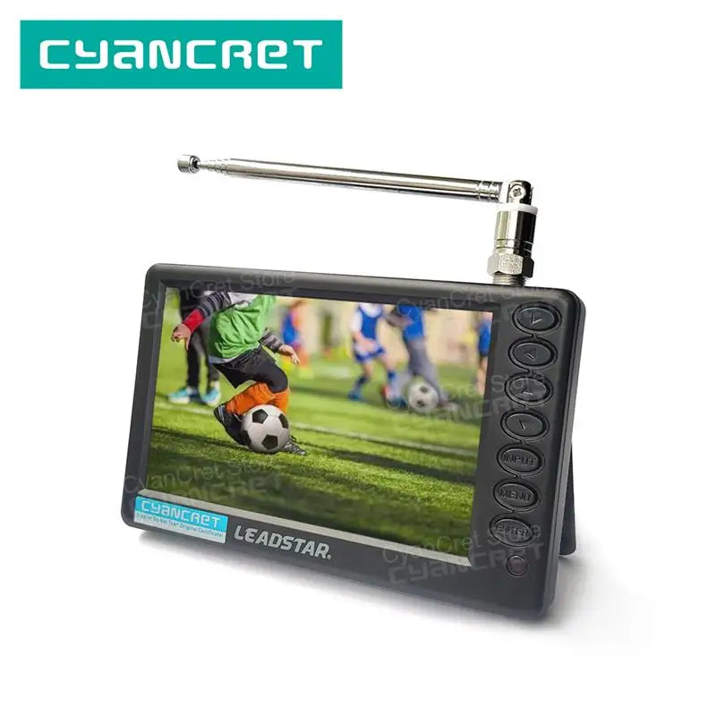 2025 Pocket TV D5 5 Inch DVB-T2 ATSC ISDB-T TDT Digital and Analog Mini Small Car Television Portable TV Support USB TF AC3