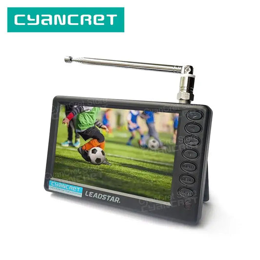 2025 Pocket TV D5 5 Inch DVB-T2 ATSC ISDB-T TDT Digital and Analog Mini Small Car Television Portable TV Support USB TF AC3