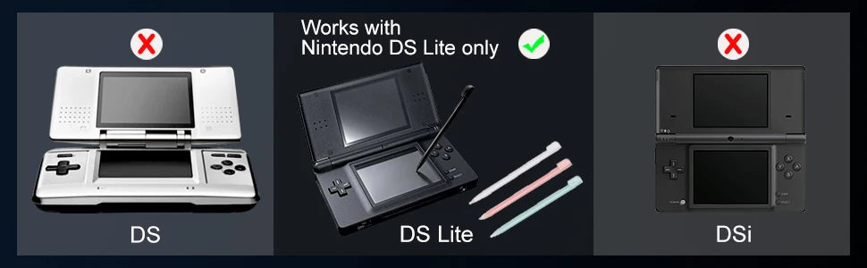 DS Lite Charger Kit, AC Power Adapter Charger and Stylus Pen for Nintendo DS Lite Systems Wall Travel Charging Cable 5.2V 450mA