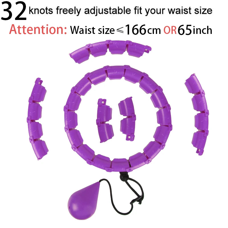 32/20/24/28 Adjustable Sport Hoops Thin Waist Exercise Detachable Massage Hoops Fitness Equipment Gym Home Training Weight loss