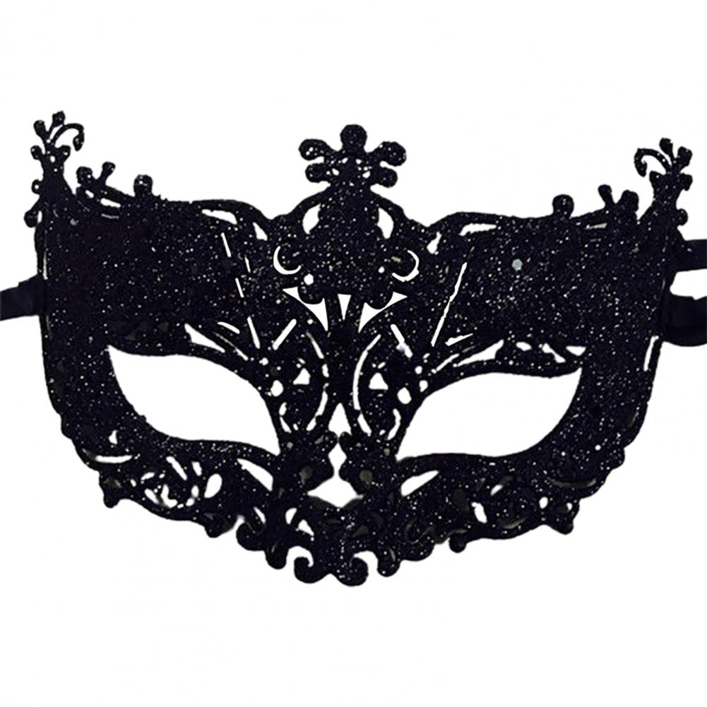Cosplay Face Covers Party Mask Glitter Shinny Women Ribbon Mysterious Eye Cover For Masquerade Luxury Venetian Mask Halloween