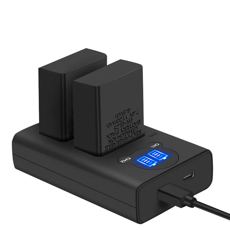 2350mAh EN-EL23 EN EL23 Battery + LED Charger for Nikon Coolpix B700 P610s P600 P900s S810c P610 P900 For Nikon EL23 Camera