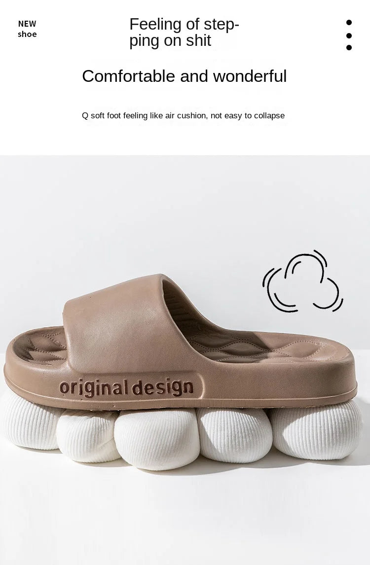 2024 New Men's Summer Slippers EVA Soft Soled Slippers Light Beach Shoes Indoor Outdoor Light Couple Slippers Designer Shoes Men