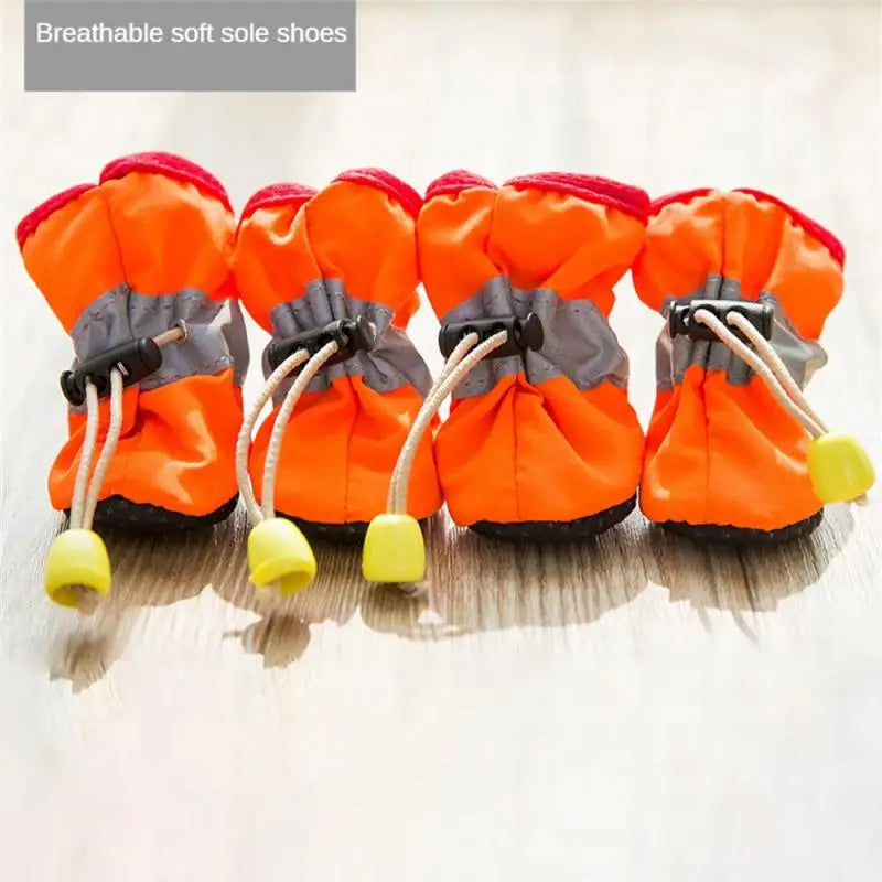 Waterproof Pet Dog Shoes Anti-slip Rain Snow Boot Footwear Thick Warm for Small Cats Dogs Puppy Dog Socks Booties Pet Shoes