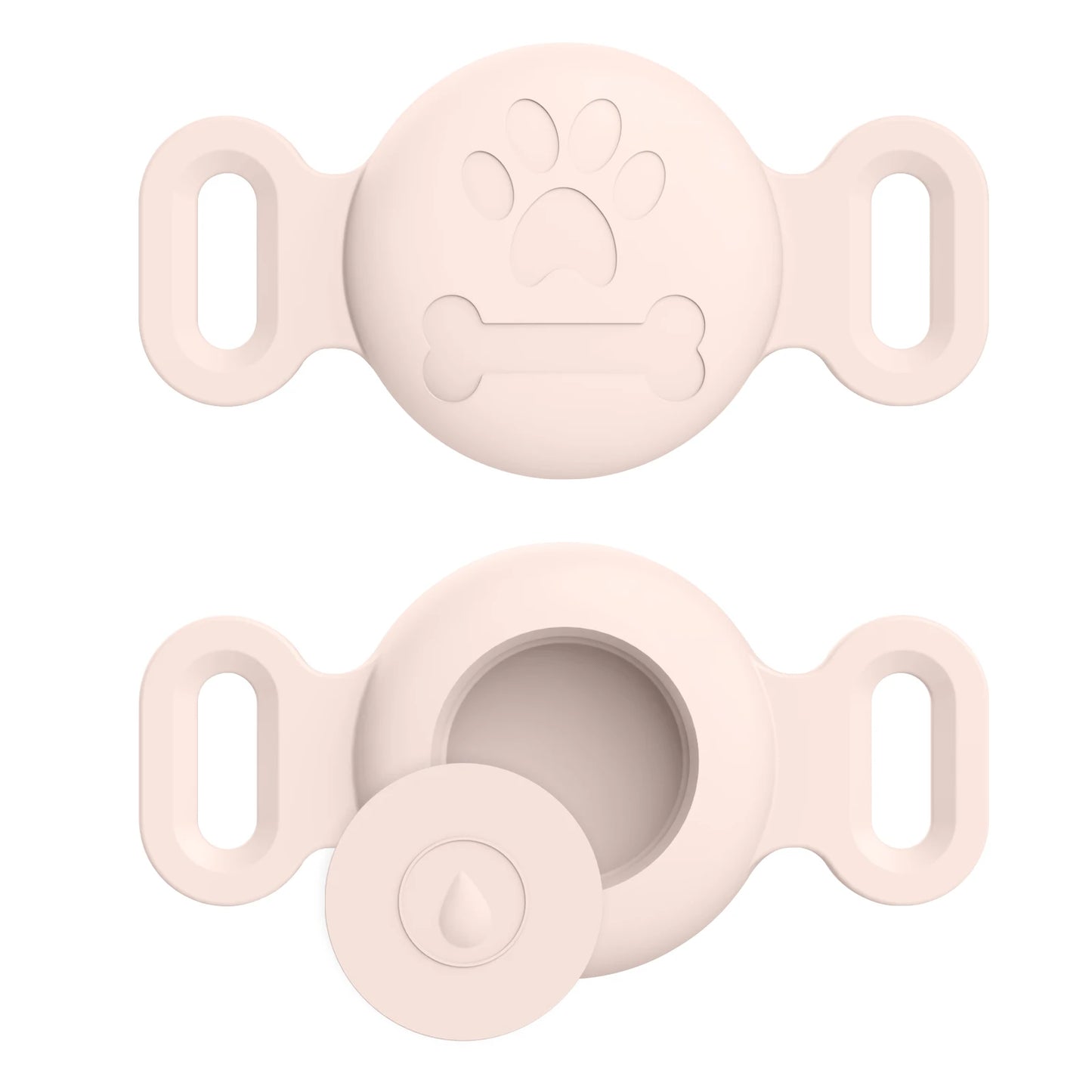 Silicone Engraved Cover For Apple Airtag Case Dog Cat Collar GPS Finder Protective Soft Case For Apple Air Tag Tracker Holder