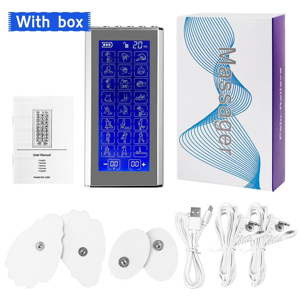 Eletric EMS tens Professional Physiotherapy Body Massager Pulse Muscle Stimulator Electrostimulation Massage Therapy Products