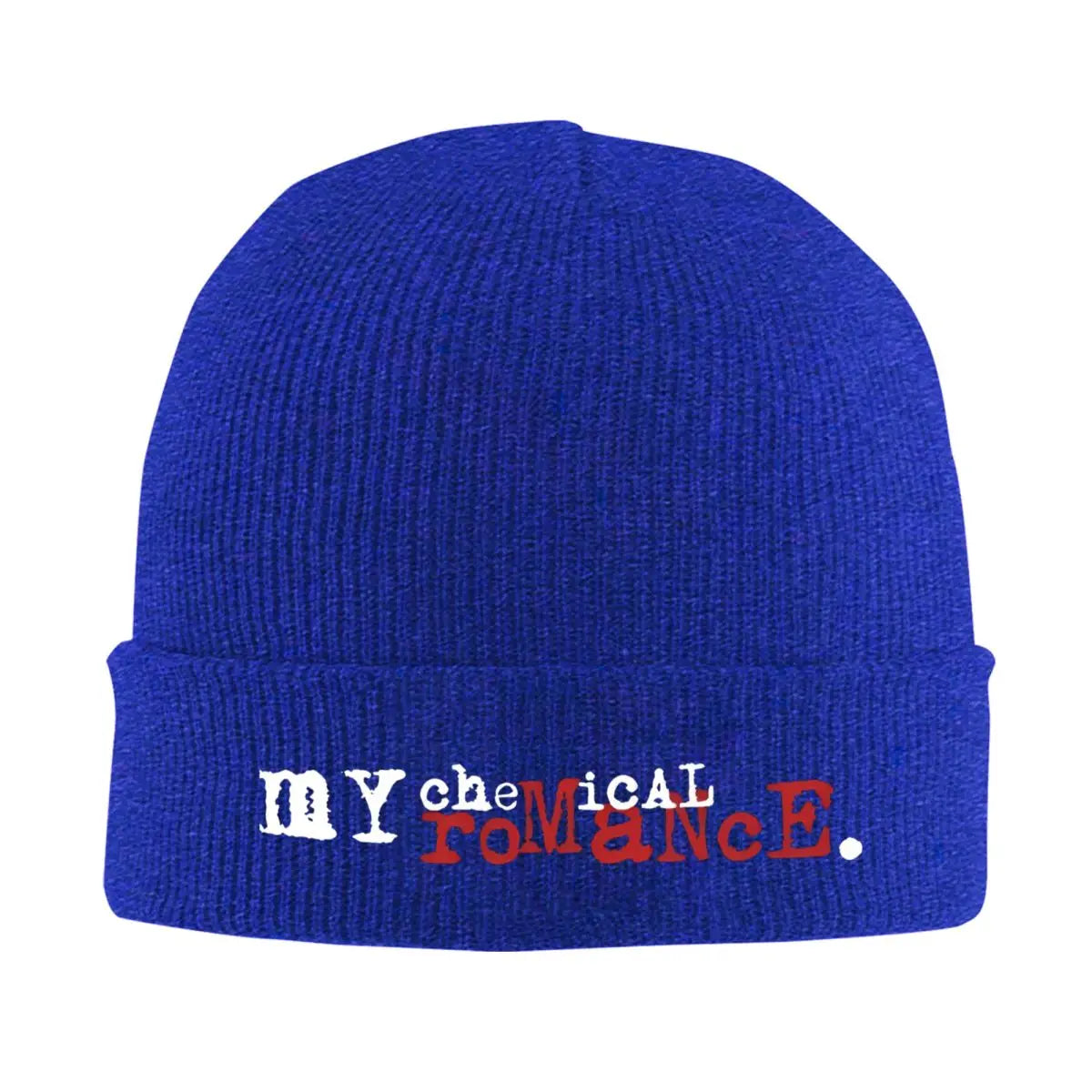 My Chemical Romance Beanie Hats Rock Band Street Caps Female Male Kpop Skullies Beanies Winter Pattern Warm Soft Beanie Hat