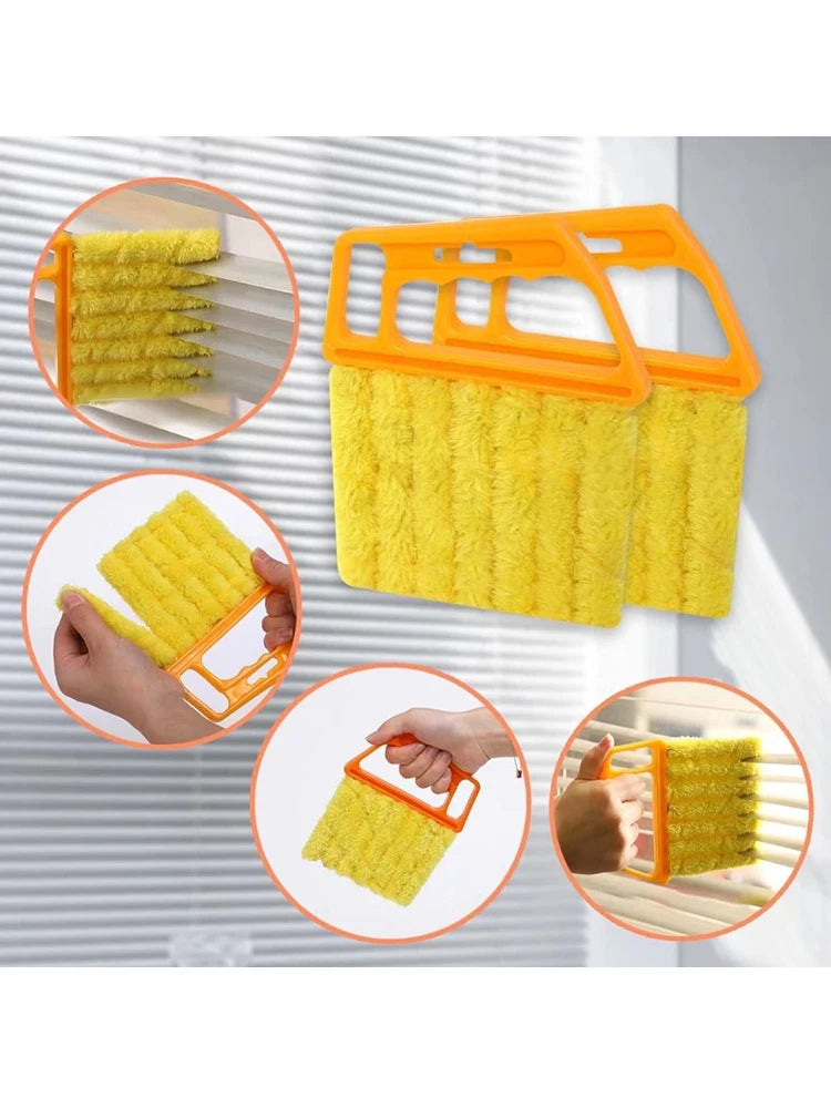 1PC Dust Removal Blinds Brush Detachable Wash Hard Hair Cleaning Brush Car Air Conditioning Gap Without Dead Corners