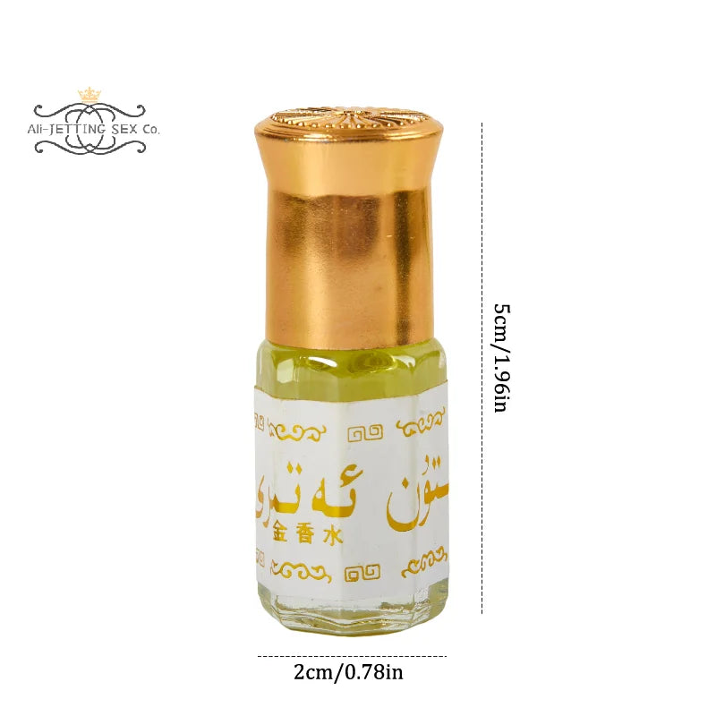 3ML Saudi Essential Oil Perfume Floral Notes Lasting Fragrance For Women Flower Flavor Perfume Essence Oil Body Deodorization