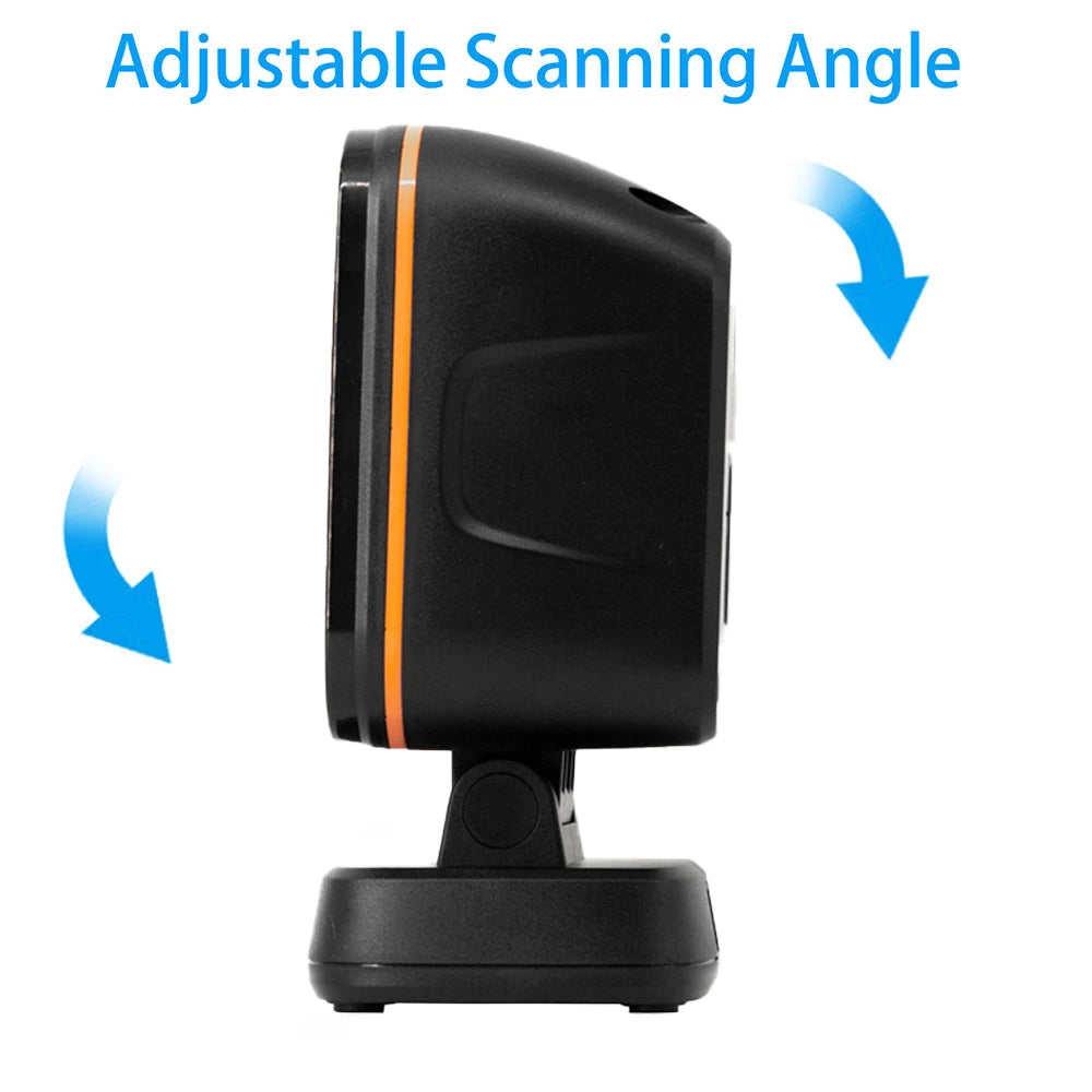 2D Barcode Scanner Gobal exposure Desktop Flat Hands-free High-performance Scanning Platform 1D 2D QR code Reader for Retail Pay