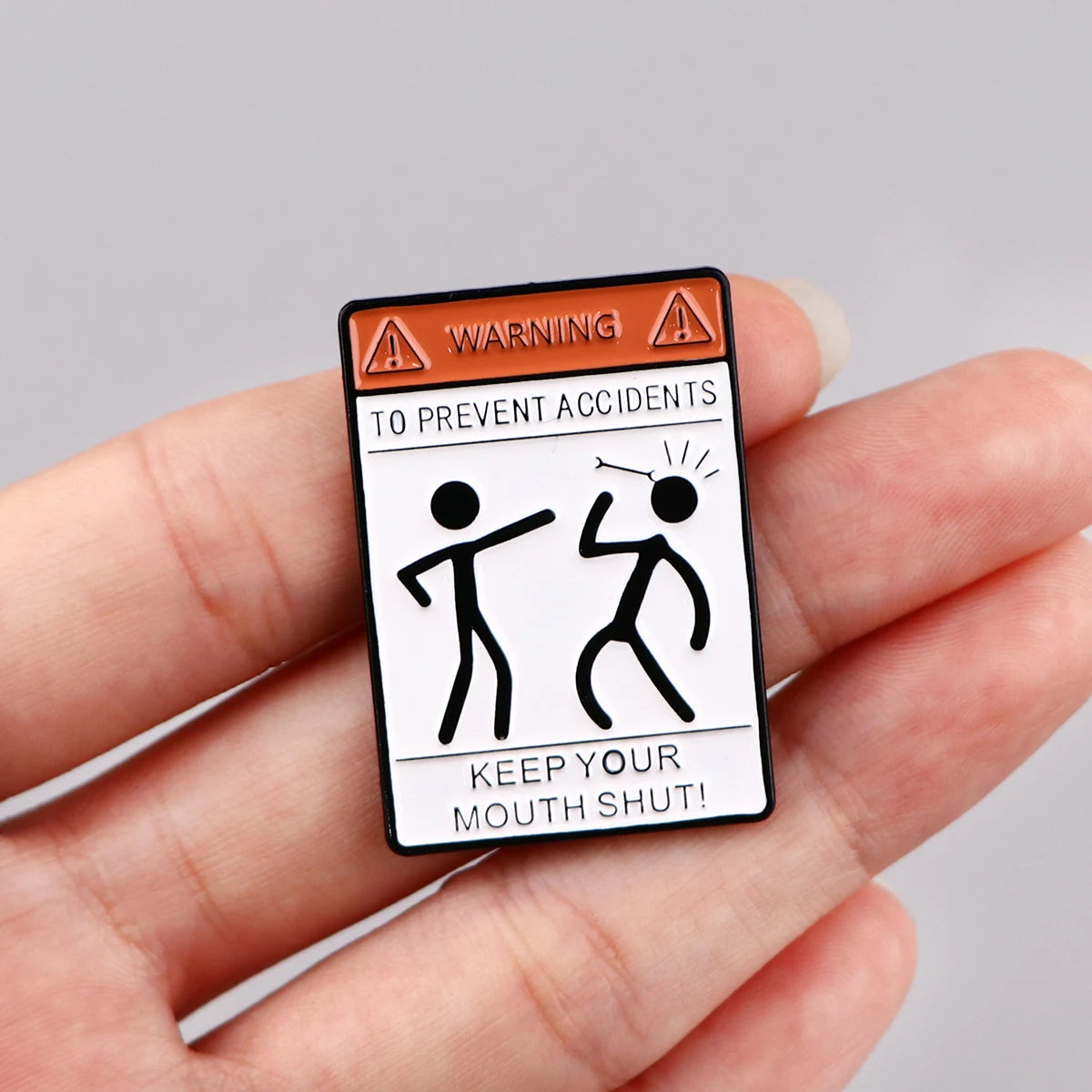 WARING Brooches for Women Encouragement Quotes Enamel Pins Clothes Badges Lapel Pins for Backpack Fashion Jewelry Worker Gift