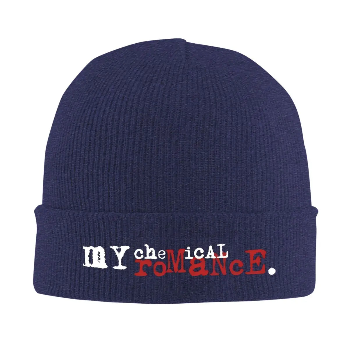 My Chemical Romance Beanie Hats Rock Band Street Caps Female Male Kpop Skullies Beanies Winter Pattern Warm Soft Beanie Hat