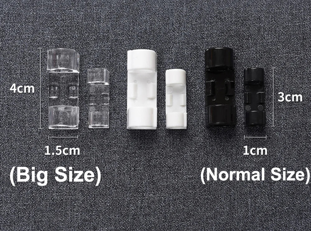 16/20pcs Cable Organizer Clips Cable Management Wire Manager Cord Holder USB Charging Data Line Bobbin Winder Wall Mounted Hook