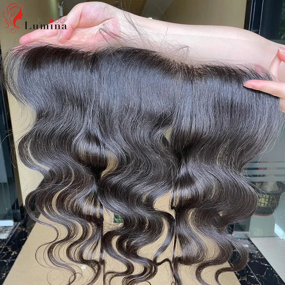 HD 13x4 Lace Frontal Closure Only Body Wave Human Hair Real HD Transparent Lace Frontals 13x4/4x4 Closure 100% Human Hair long