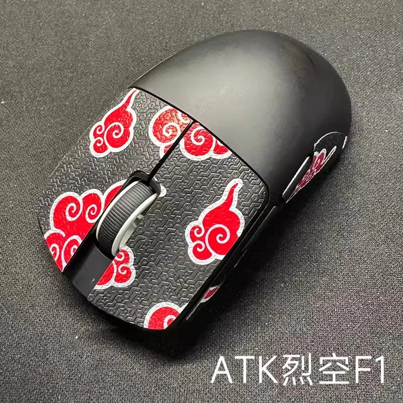 1 Set Ultraglide Mouse Anti Slip Sticker For ATK F1 PRO MAX Ultimate Non-Slip Anti Sweat Tape Snowflake Lizard Texture