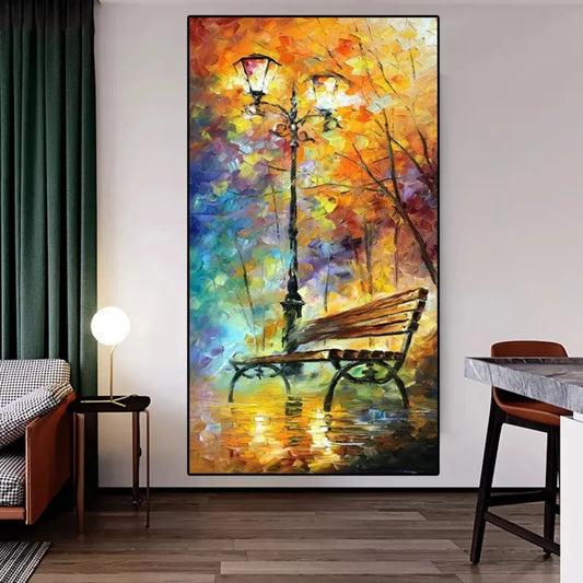 Modern Abstract Aesthetics Wall Art "Tower" Graffiti Color Block HD Oil On Canvas Posters And Prints Home Bedroom Decor Gifts