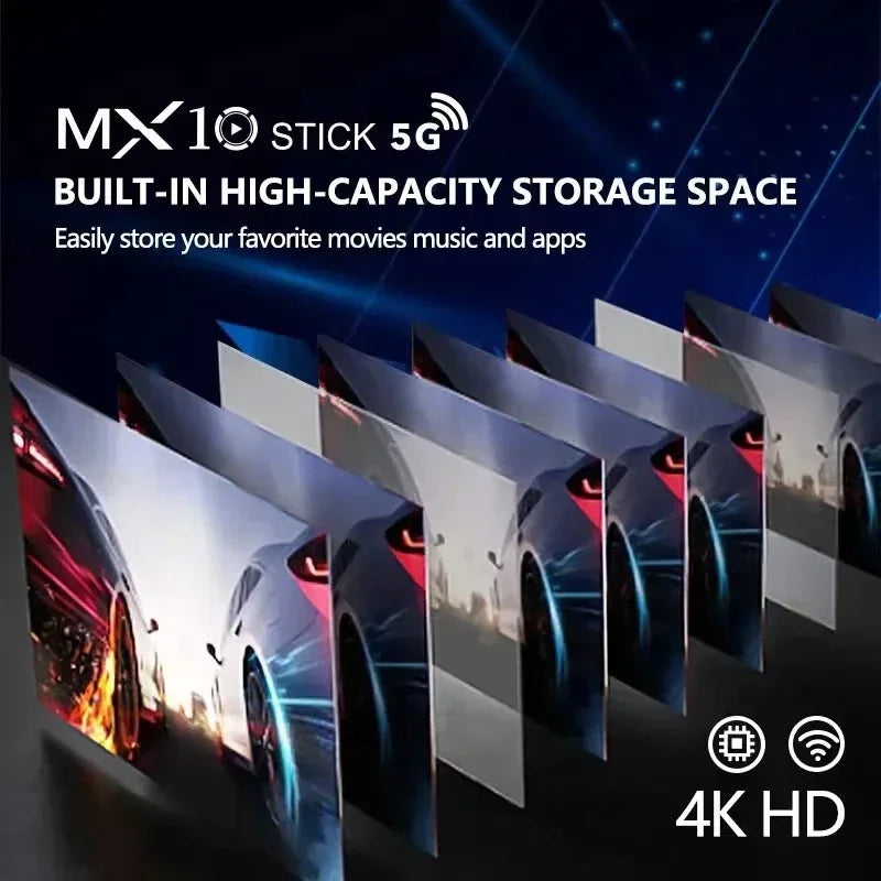 Wholesale MX10 TV Stick RK3228A HDR IPTV 4K Smart TV Dongle Dual Wifi 1GB 8GB 4 Core 64bit Android TV Box With Remote Control