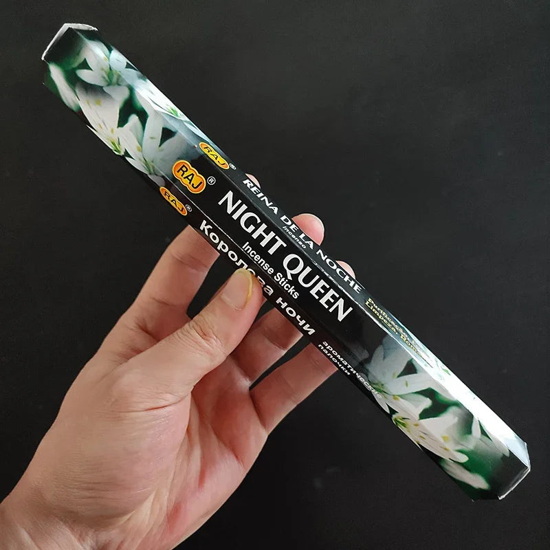 1 Box Natural Sandalwood Indian Incense Sticks 20sticks White Sage Jamine Scents for Home Fragrance Spa Meditaion Aromatherapy