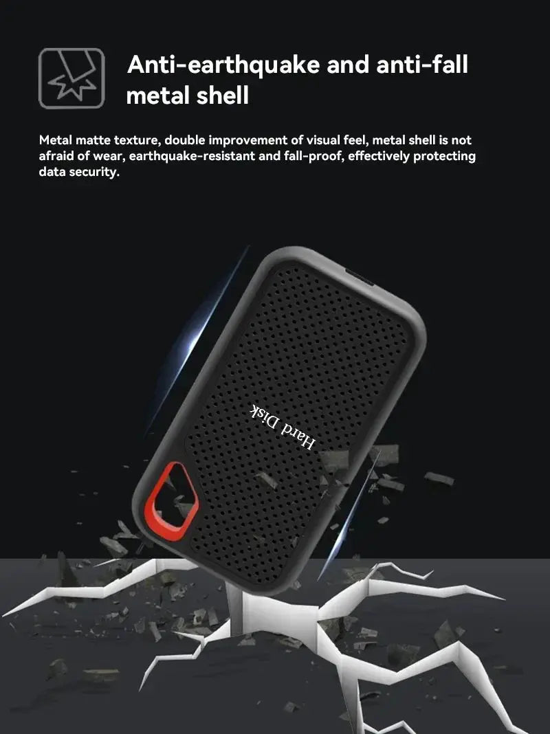 Hot Sales E61 SSD Portable External Hard Drive 2TB M.2 Disk Memory USB 3.1 Storage for SanDisk notebook Desktop Computer Laptops