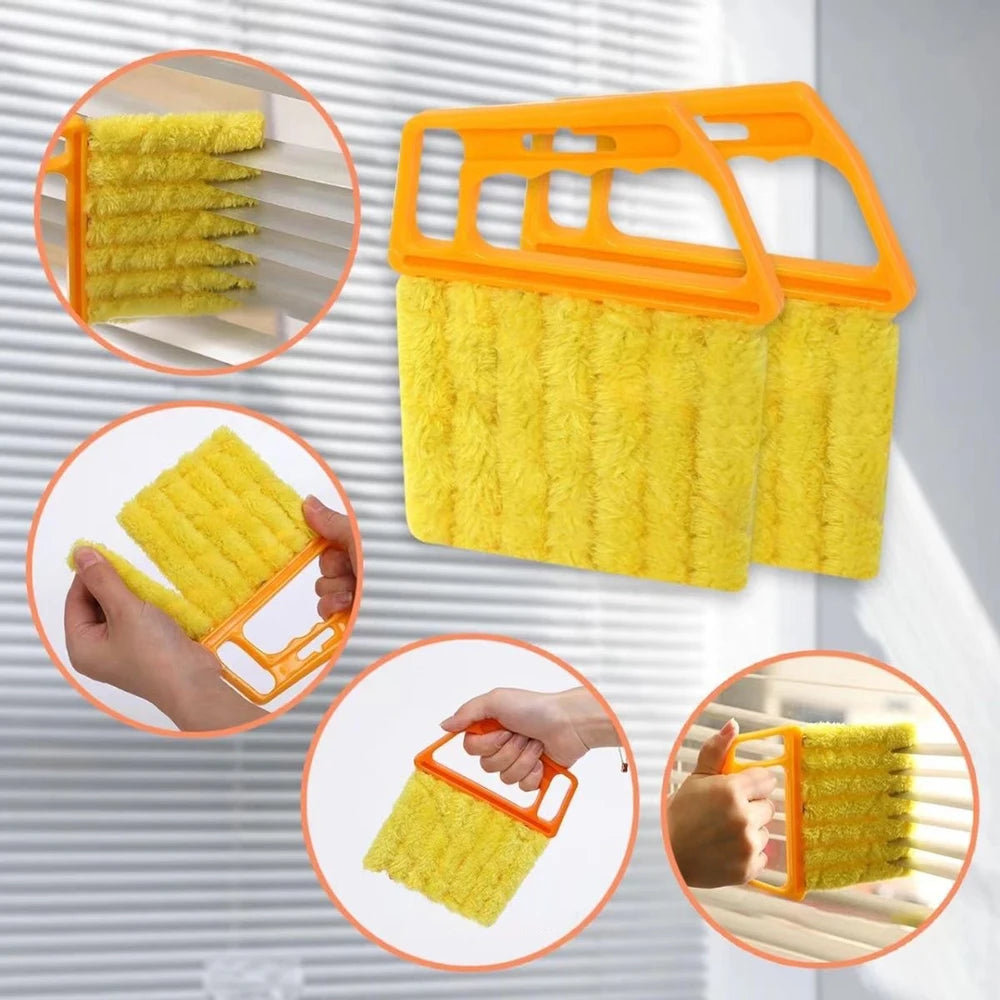 1PC Dust Removal Blinds Brush Detachable Wash Hard Hair Cleaning Brush Car Air Conditioning Gap Without Dead Corners