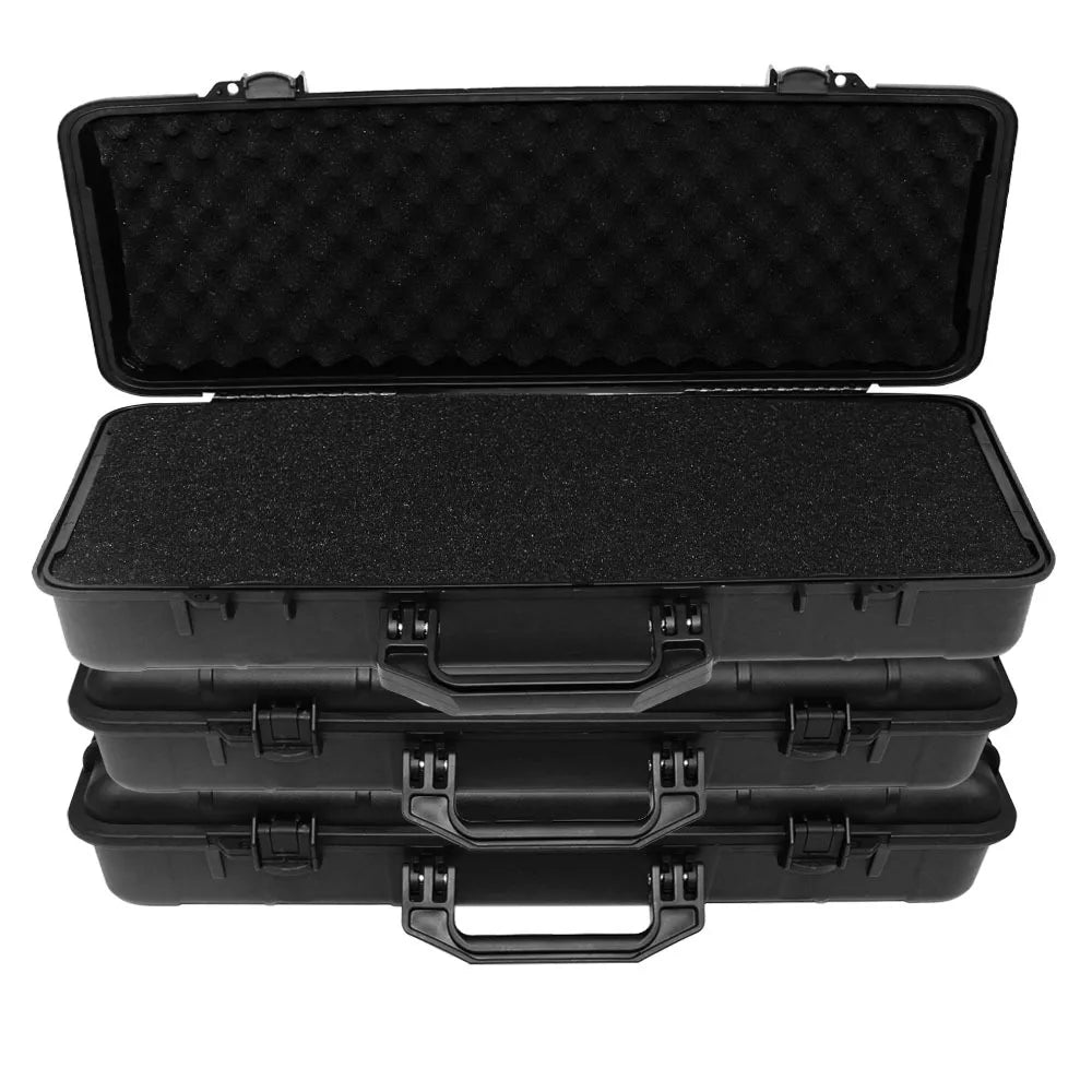 Water-repellent Hard Carry Tool Case Bag Organizer Storage Box,Camera Sealed Shockproof Safety Instrument Toolbox With Sponge
