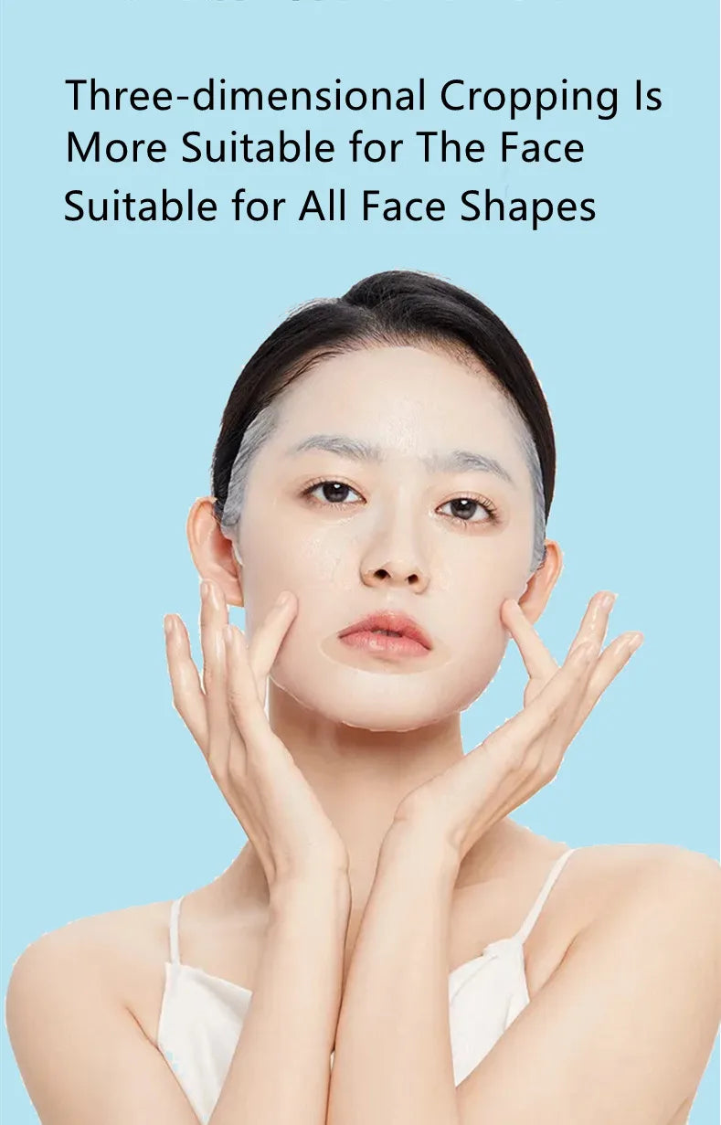 100PCS DIY Compressed Facial Mask: Disposable Non-woven Facial Mask with the Characteristics of Being Extremely Easy to Carry