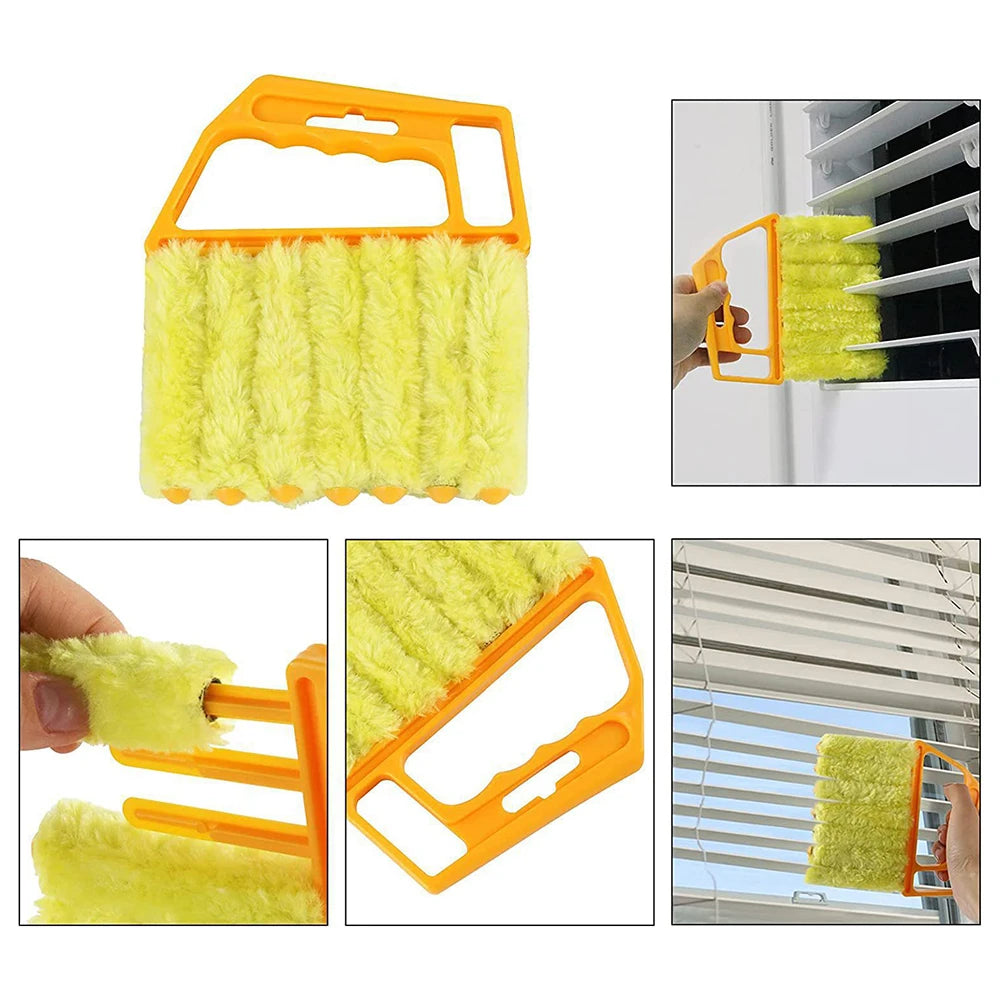 1PC Dust Removal Blinds Brush Detachable Wash Hard Hair Cleaning Brush Car Air Conditioning Gap Without Dead Corners