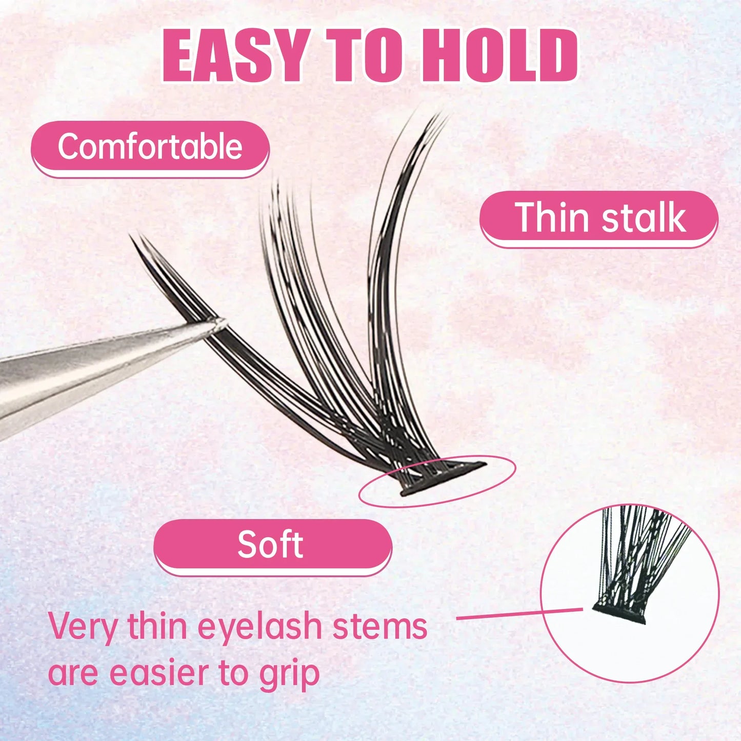 DIY Lashes Extension Kit Eyelashes 200 PCS Clusters Lash Bond and Seal Makeup Tools for Gluing  Lashes Gluing Glue  Accessories